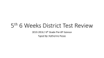 5th 6 Weeks District Test Review
