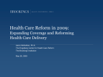 Health Care Reform In 2009