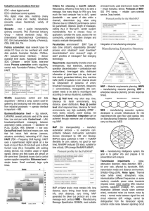 Industrial communications first test