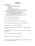 Study Guide Chemistry Test #5