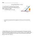 Name: Orbits and Escape Velocity – Practice 1. A concrete block of