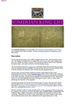 sumerian king list - TIIT Technology Institute