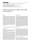 Incidence and etiology of sudden cardiac death in young athletes