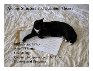 Atomic Structure and Quantum Theory