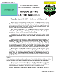 EARTH SCIENCE - Westhampton Beach School District
