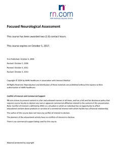 Focused Neurological Assessment