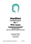 HL1 What causes Craniosynostosis