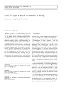 Event Analysis in Social Multimedia: A Survey