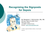 Recognizing the signposts for sepsis