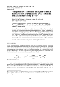 First palladium- and nickel-catalyzed oxidative