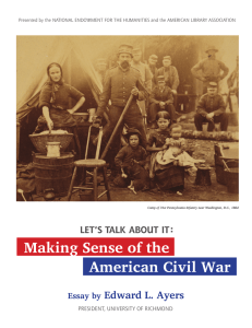 Let`s Talk About It: Making Sense of the American Civil War