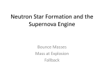 Neutron Star Formation
