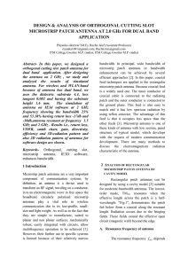 2 Analysis of rectangular microstrip patch antenna by cavity model