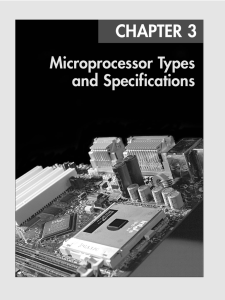 Microprocessor Types and Specifications