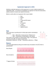 Systematic Approach to ECG Rate Rhythm