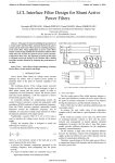 LCL Interface Filter Design for Shunt Active Power Filters