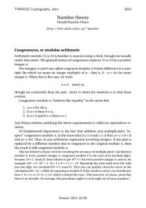 Number theory