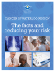 Cancer in Waterloo region: the facts and reducing your risk