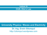 10/2 Erwin Sitompul University Physics: Wave and Electricity