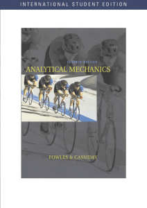 Analytical Mechanics, Seventh Edition
