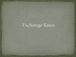 Exchange Rates - Uniservity CLC