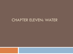 Chapter Eleven: Water