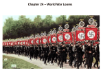 Chapter 24 – World War Looms Section One