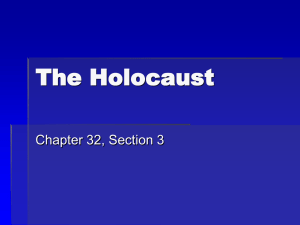 The Holocaust - Columbus Academy Intranet