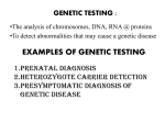 Genetic Testing - World of Teaching