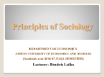 PRINCIPLES OF SOCIOLOGY- 2nd SESSION - AUEB e