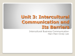Barriers in Intercultural Communication