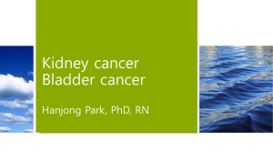 Week 15_Kidney cancer, Bladder cancer