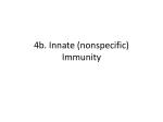 4b. Innate (nonspecific) Immunity