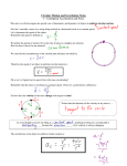 Circular Motion and Gravitation Notes 1 – Centripetal Acceleration