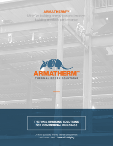 ARMATHERM™ Minimize building energy loss and improve