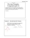 Proving Triangles Congruent (part 2)