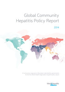 Global Community Hepatitis Policy Report