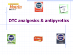 OTC analgesics