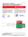 Precision Weigh-Scale Reference Design with