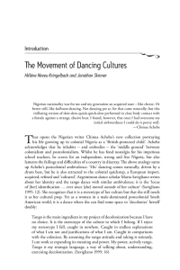 The Movement of Dancing Cultures