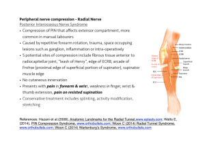 Peripheral nerve compression