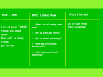 Photosynthesis-Respiration notes