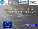 Fisheries and the EDF 11 Regional Programme
