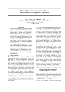 Cumulative distribution networks and the derivative-sum