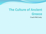 The Culture of Ancient Greece