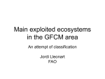 Main exploited ecosystems in the GFCM area - CMIMA