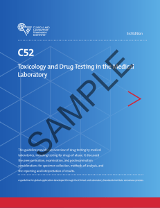 C52: Toxicology and Drug Testing in the Medical Laboratory, 3rd