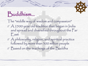 Buddhism… - Oakland Schools Moodle