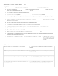 Electric Charge - Review Physics Unit 5 Review