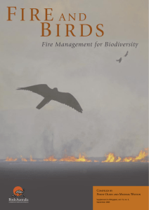 Fire Management for Biodiversity